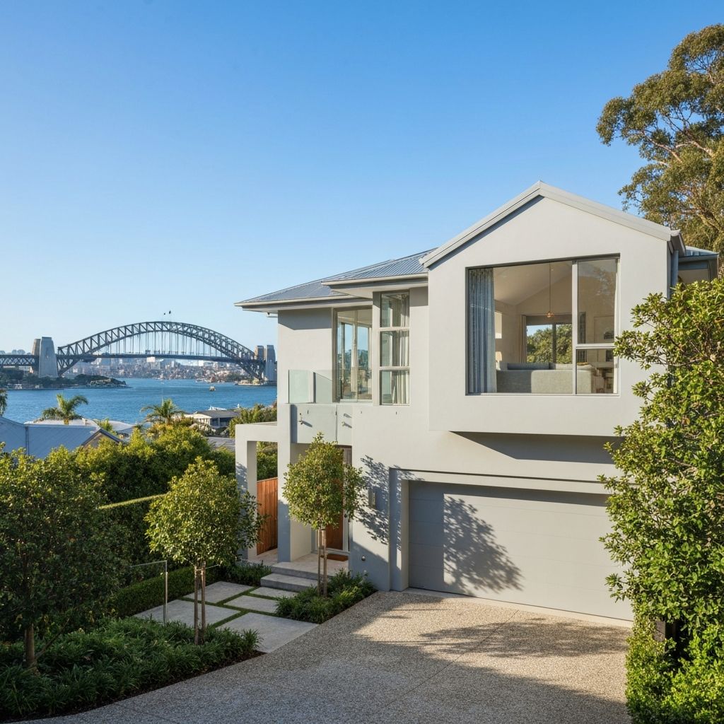 Beautiful Eastern Suburbs home with modern garage door