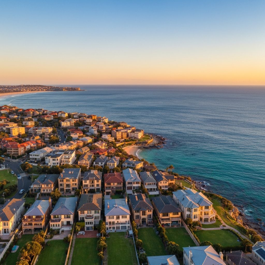 Sydney Eastern Suburbs aerial view